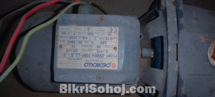 1HP pedrollo water pump